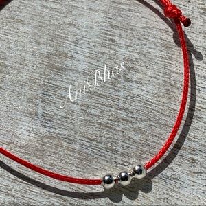 Unisex Red String Bracelet Wax Cord Bracelet